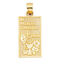 14K Yellow Gold Communion Pendant