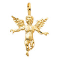 14K Yellow Gold Angel Pendant