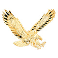 14K Yellow Gold Eagle Pendant