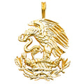 14K Yellow Gold Eagle Pendant