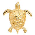 14K Yellow Gold Turtle Pendant