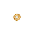 14K Yellow Gold CZ Sphere Pendant