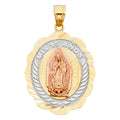 14K Yellow White Rose Gold 15 Years Pendant
