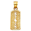 14K Yellow Gold Keyhole Pendant