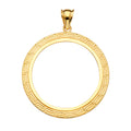 14K Yellow Gold Greek Frame (50 Pesos)