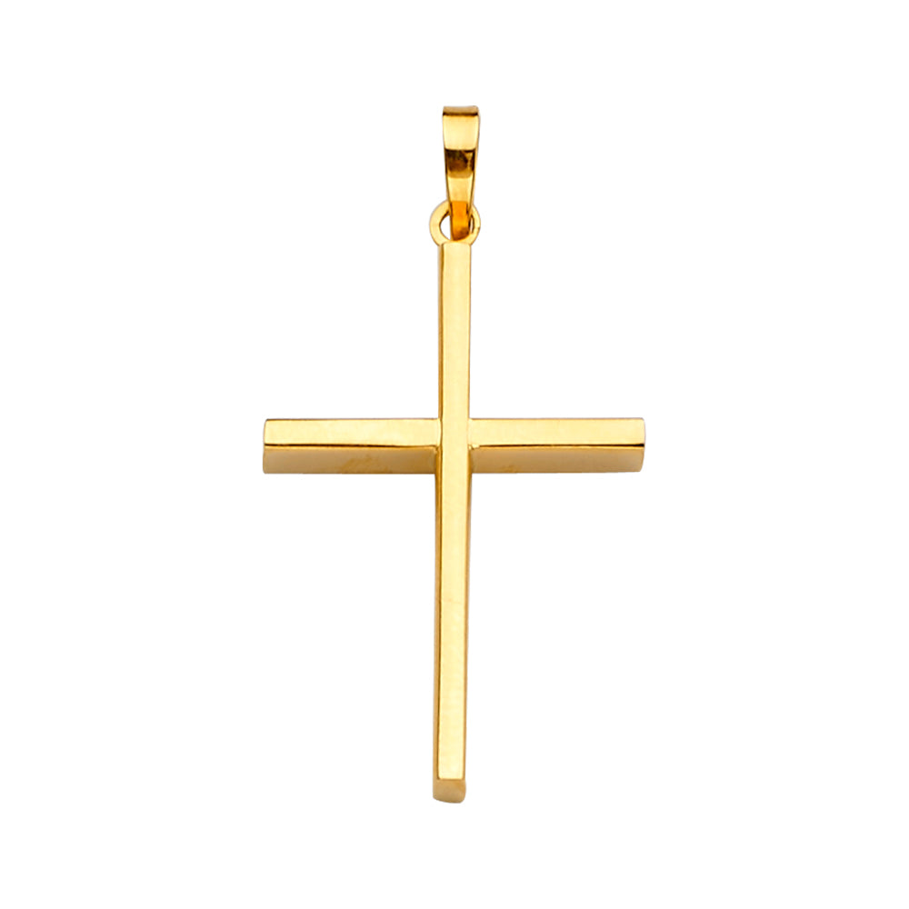 14K Yellow Gold Cross Pendant