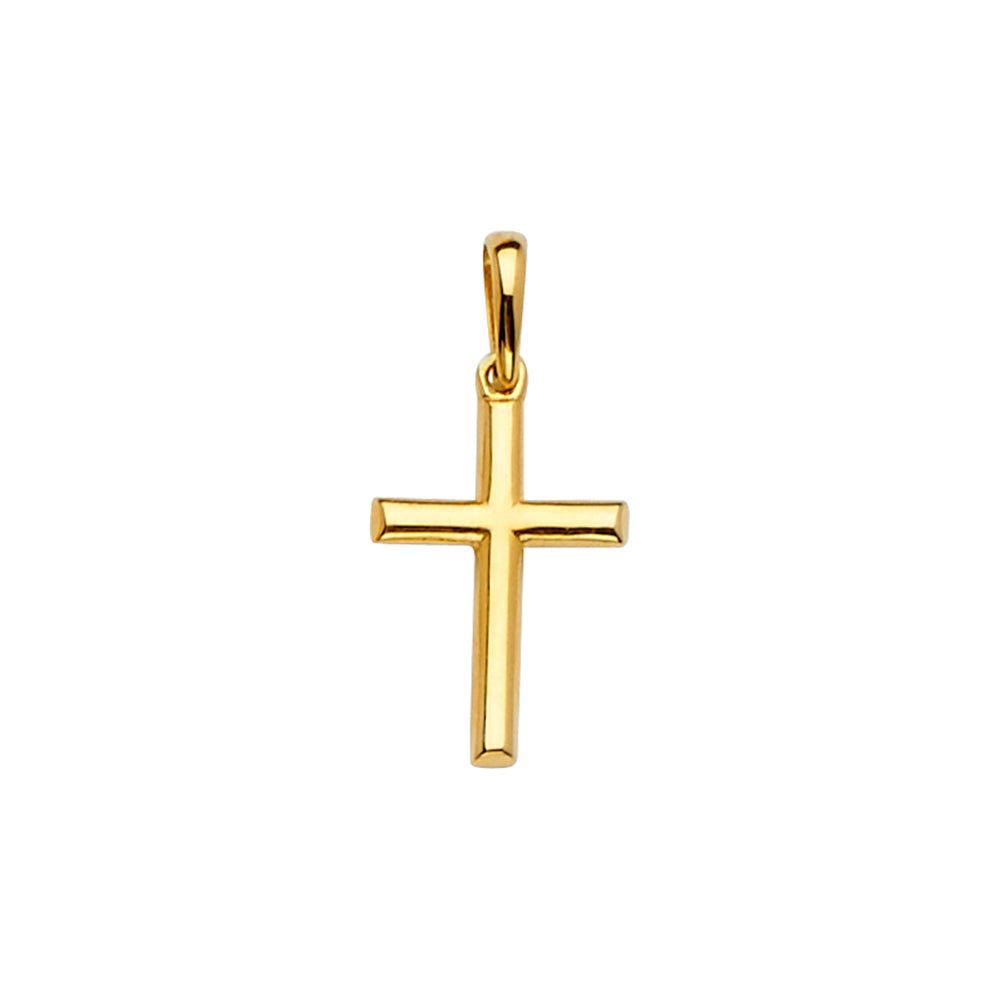 14K Yellow Gold Cross Pendant