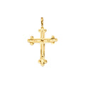 14K Yellow Gold Cross Pendant