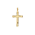 14K Yellow Gold Cross Pendant