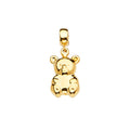 14K Yellow Gold Bear Charm For Mix & Match Bracelet