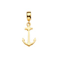 14K Yellow Gold Anchor Charm For Mix & Match Bracelet