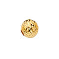 14K Yellow Gold Diamond Cut Round Slider For Mix & Match Bracelet