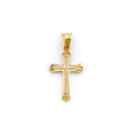 14K Yellow Gold Cross Pendant