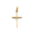 14K Yellow Gold Cross Pendant