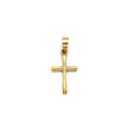 14K Yellow Gold Small Cross Pendant