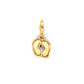 14K Yellow Gold Footprints Charm For Mix & Match Bracelet