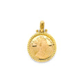 14K Yellow Gold Queen Elizabeth Pendant / Set