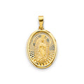14K Yellow Gold Religious Pendant