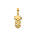 14K Yellow Gold Pineapple Pendant