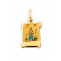 14K Yellow Gold Santo Nino De Atocha Pendant