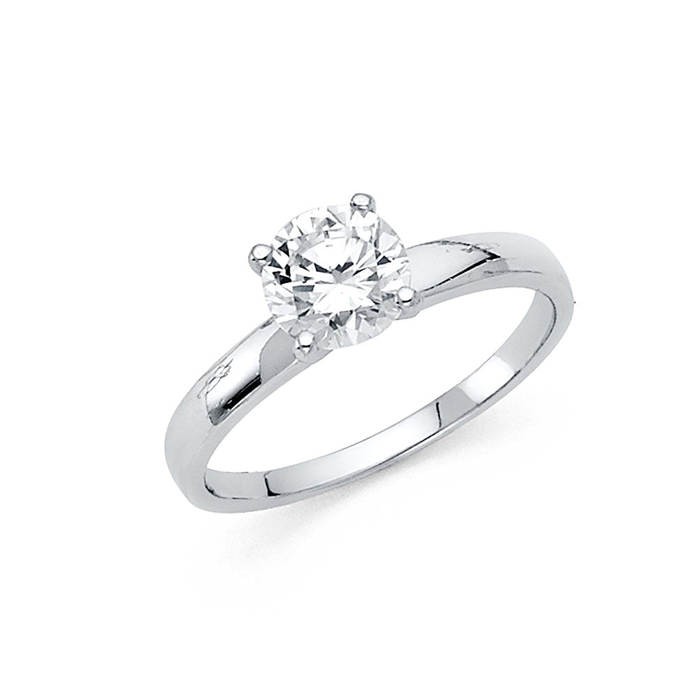 14K White Gold Enagement Ring (RG1W)