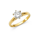 14K Yellow Gold Enagement Ring (RG2)