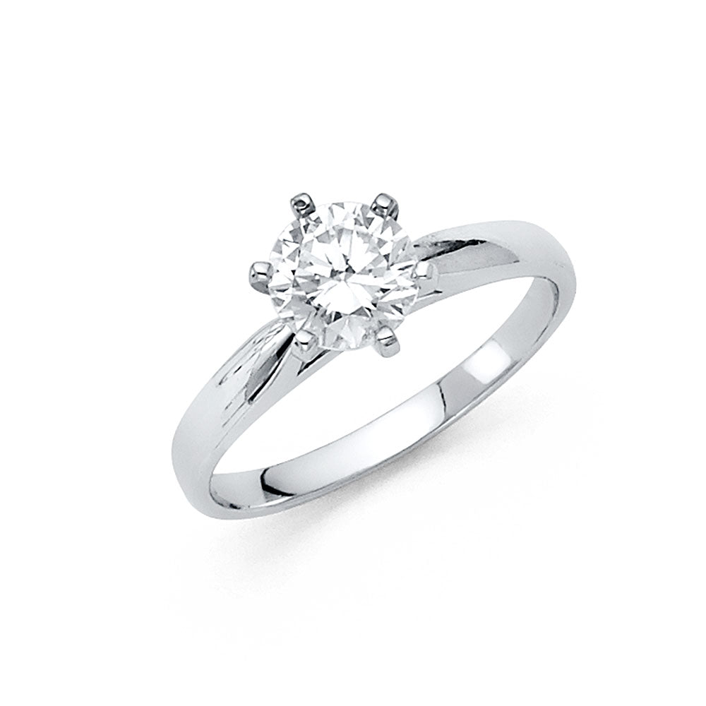 14K White Gold Enagement Ring (RG2W)