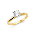 14K Yellow Gold Engagement Ring (RG16)