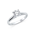 14K White Gold Enagement Ring (RG16W)