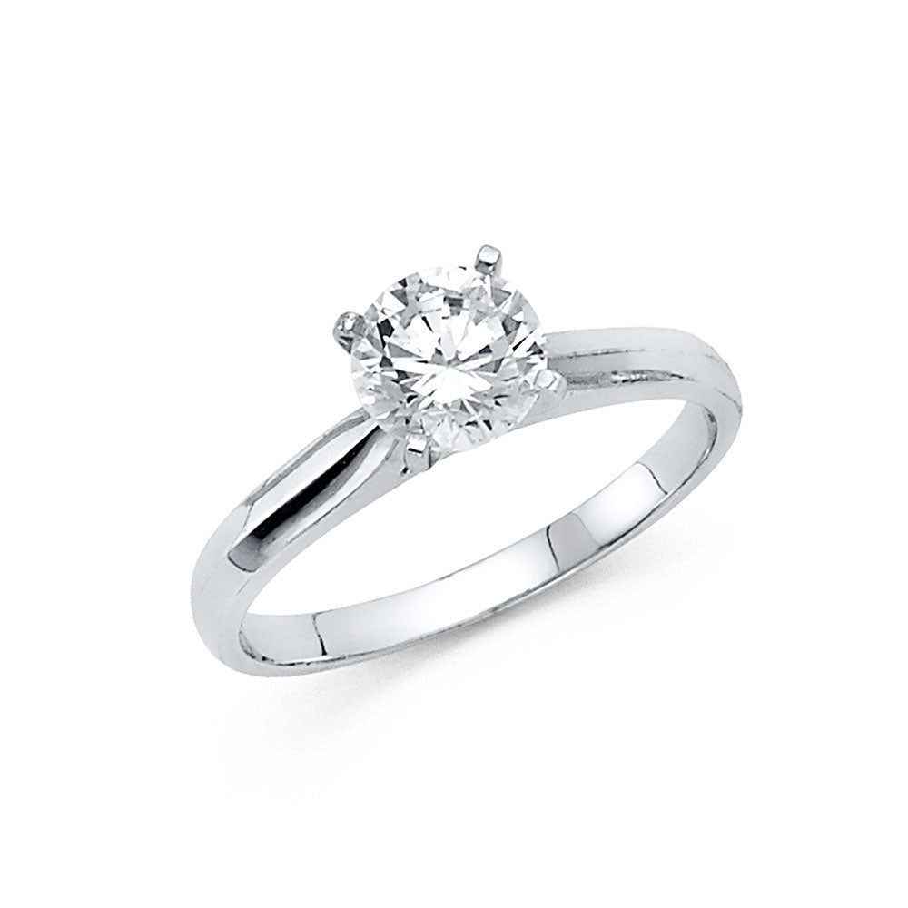 14K White Gold Enagement Ring (RG16W)