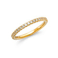 14K Yellow Gold CZ Wedding Band (RG84)
