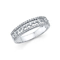 14K White Gold CZ Anniversary Ring (RG307)