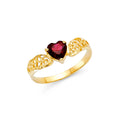 14K Yellow Gold Ladies CZ Ring (RG440)
