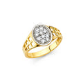 14K Yellow Gold Baby CZ Rings (RG477)