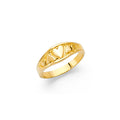 14K Yellow Gold Baby CZ Rings (RG489)