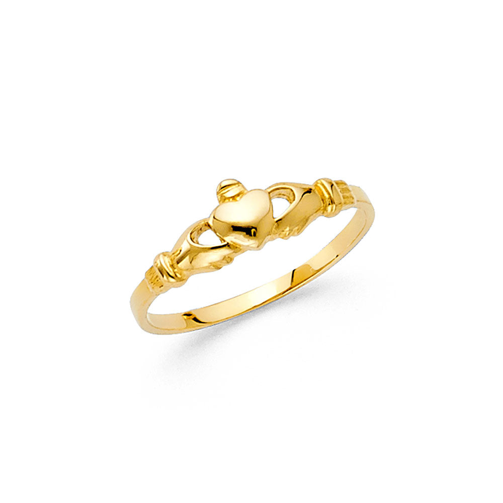 14K Yellow Gold Baby CZ Rings (RG491)