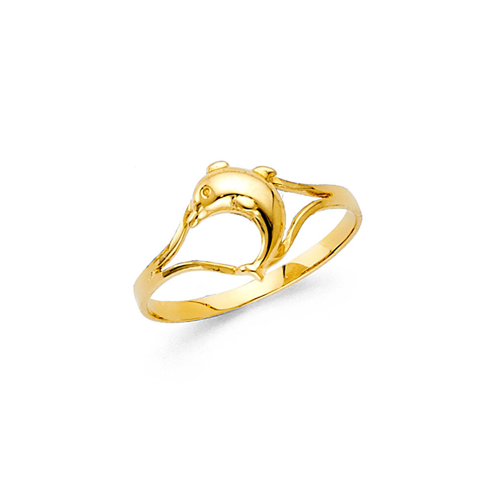 14K Yellow Gold Baby CZ Rings (RG492)
