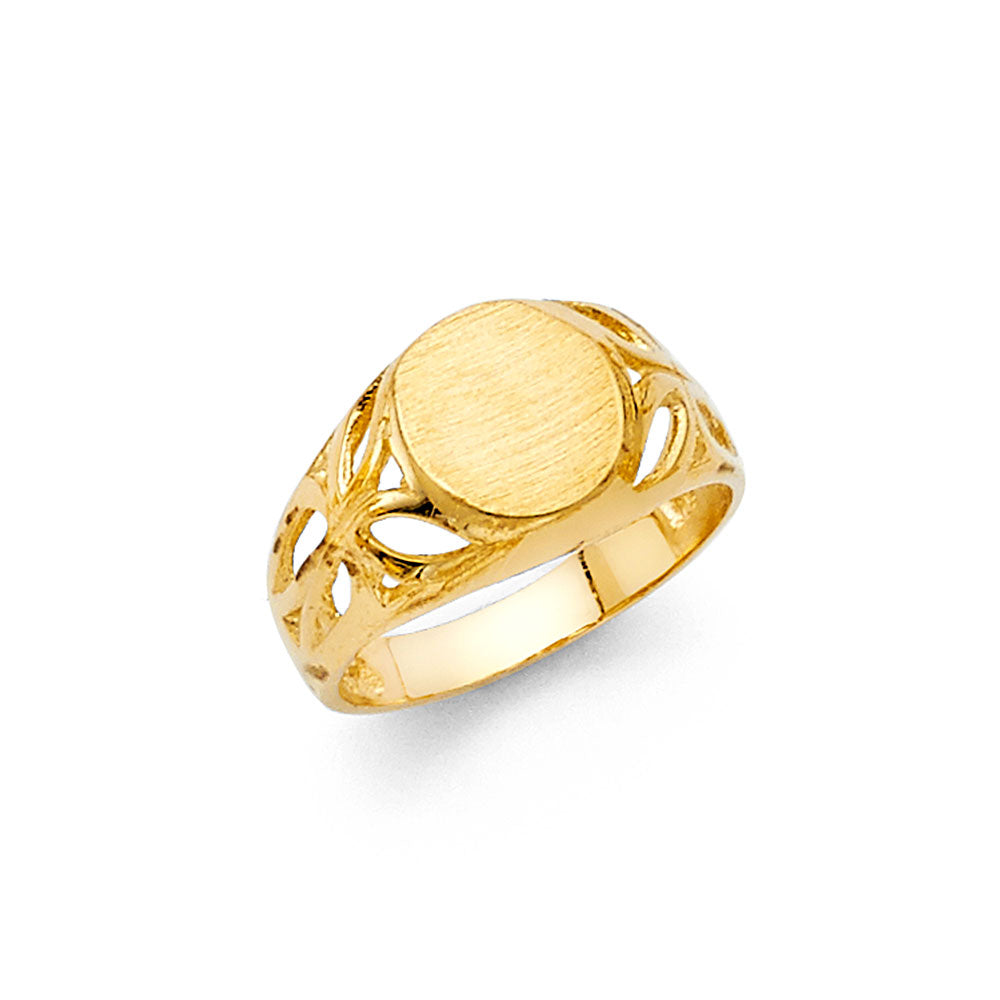 14K Yellow Gold Baby CZ Rings (RG494)