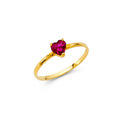 14K Yellow Gold Baby CZ Rings (RG552)