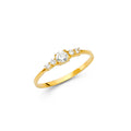 14K Yellow Gold Baby CZ Rings (RG565)