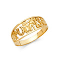 14K Yellow Gold Lucky Rings (RG588)