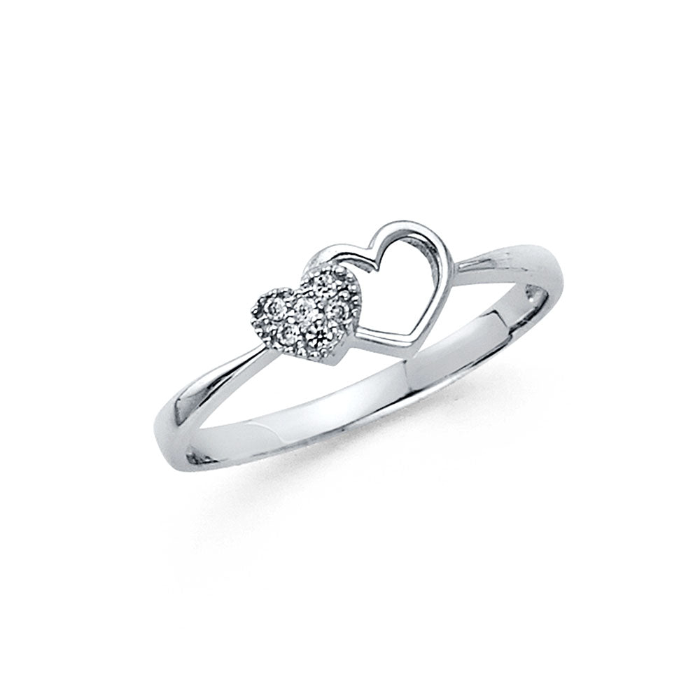 14K White Gold Ring (RG769)
