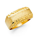 14K Yellow Gold Mens Ring
