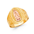 14K Two Tone Gold Guadalupe Ring