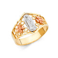 14K Yellow White Rose Gold Guadalupe Ring