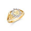 14K Two Tone Gold Fancy Ring