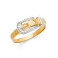14K Two Tone Gold Fancy Ring