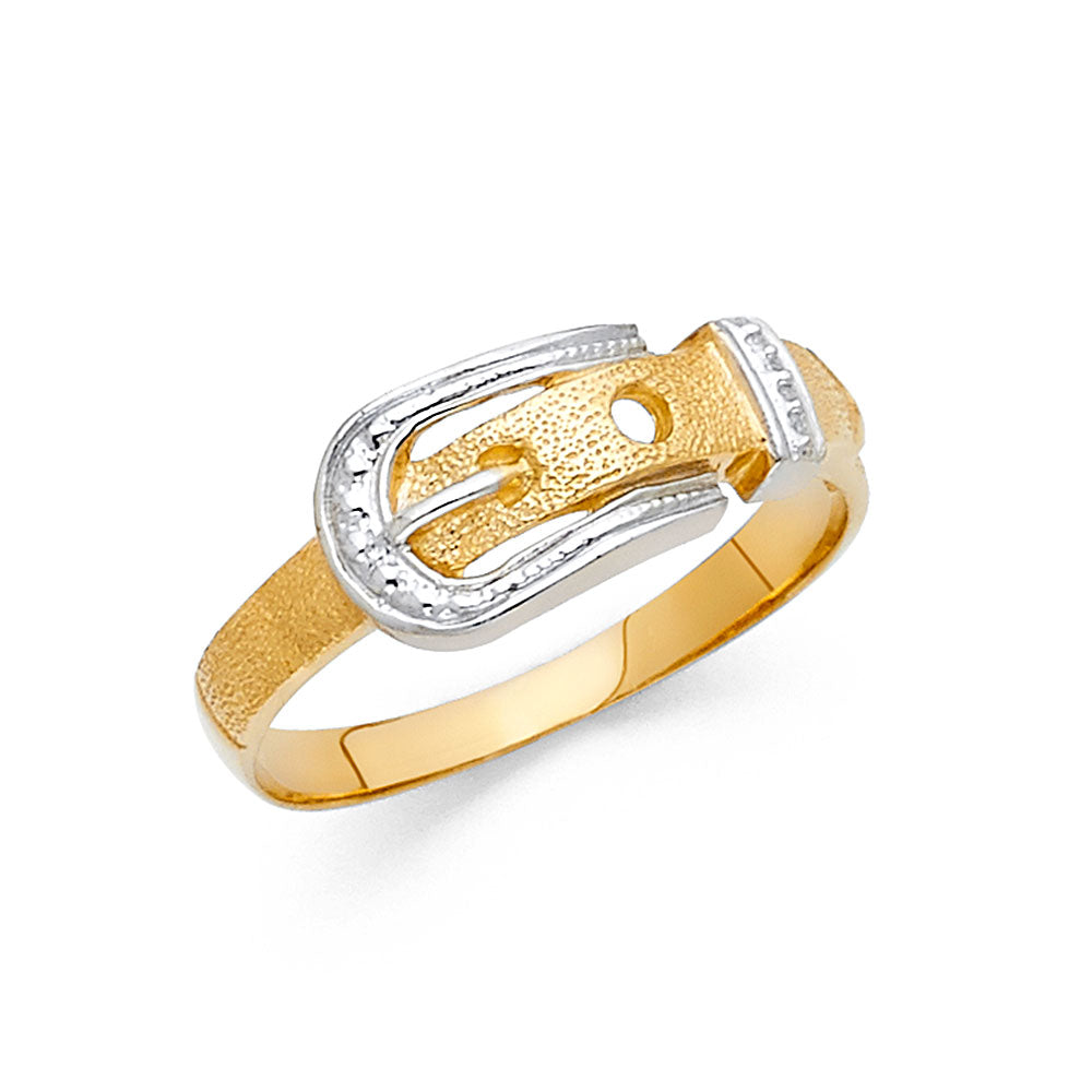 14K Two Tone Gold Fancy Ring