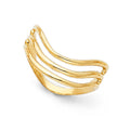 14K Yellow Gold Thumb Ring