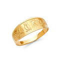 14K Yellow Gold Lucky Ring